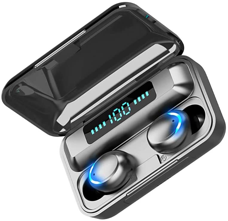 F9-5 TWS Wireless Earphones Noise Cancelling HD Binaural Call Earbuds with 2000mAh Magnetic Charging Case F9-5 TWS Wireless Earphones Noise Cancelling HD Binaural Call Earbuds with 2000mAh Magnetic Charging Case